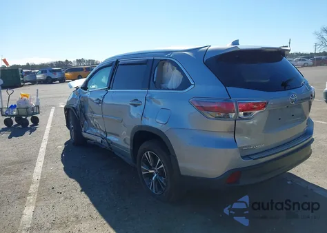2016 Toyota Highlander Xle V6 from USA, damaged, VIN 5TDJKRFH4GS278097